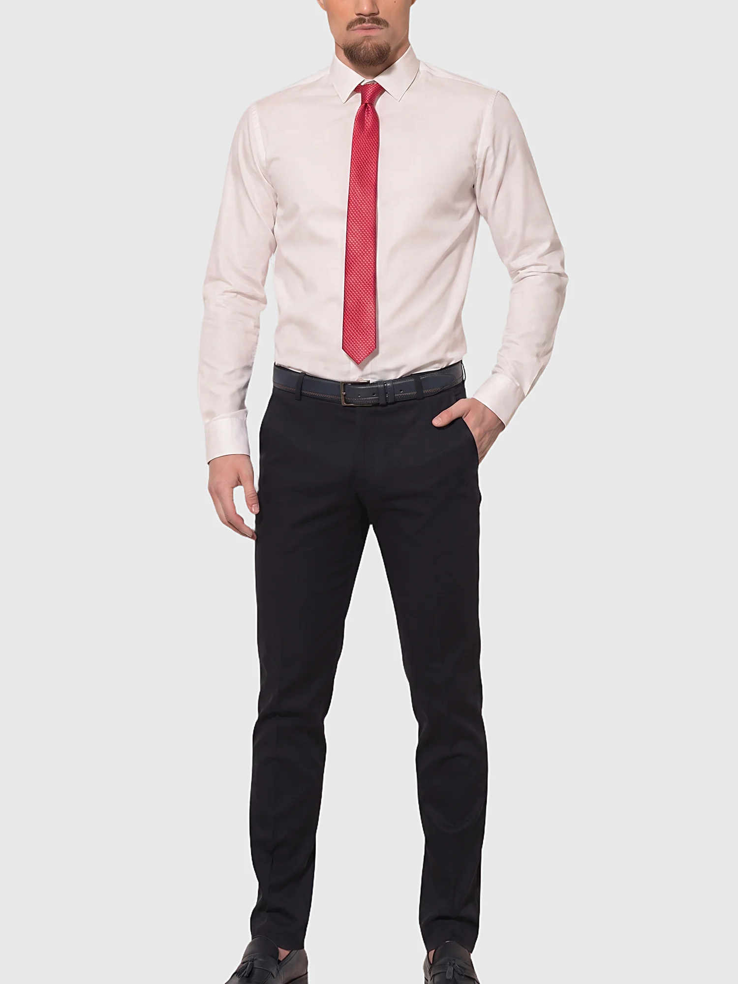 White cotton shirt, classic White cotton shirt, classic