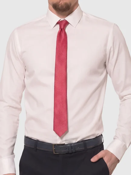 White cotton shirt, classic