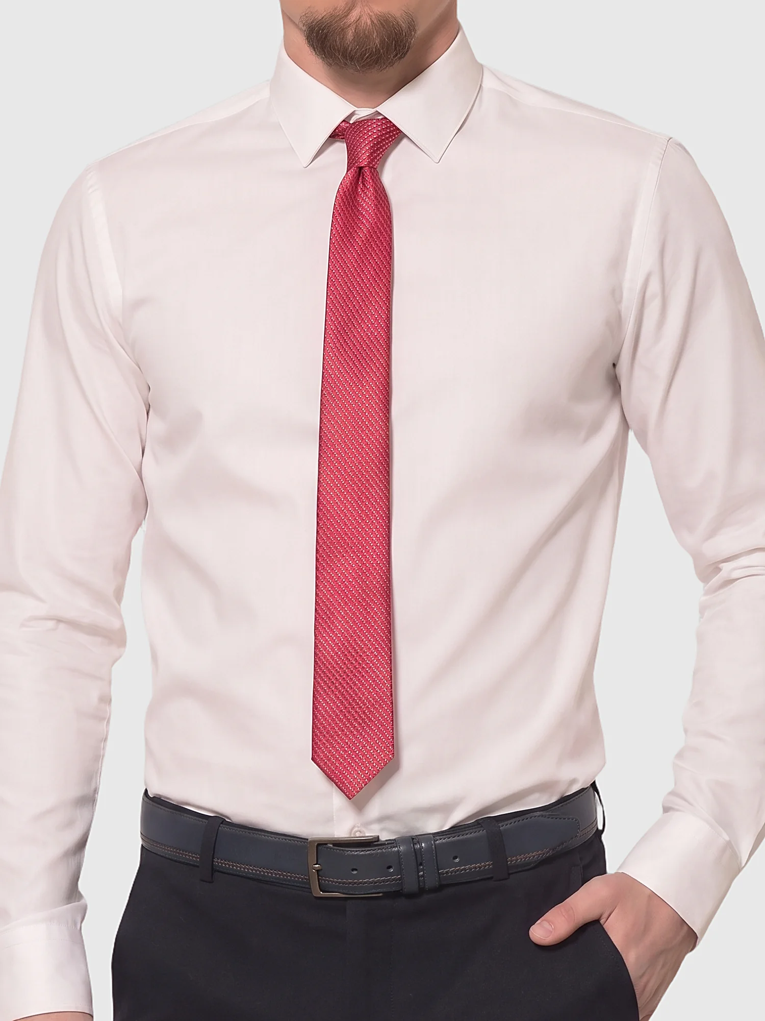 White cotton shirt, classic White cotton shirt, classic