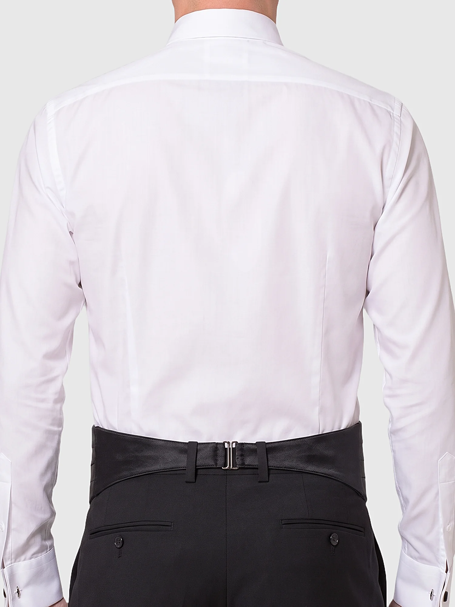 Риза памук, slim fit, скрито закопчаване, коктейл яка Риза памук, slim fit, скрито закопчаване, коктейл яка