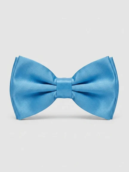 Bow tie light blue satin Bow tie light blue satin