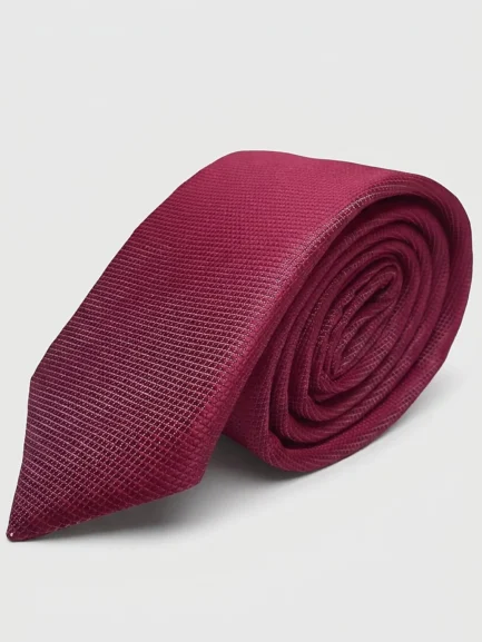 Light purple jacquard tie