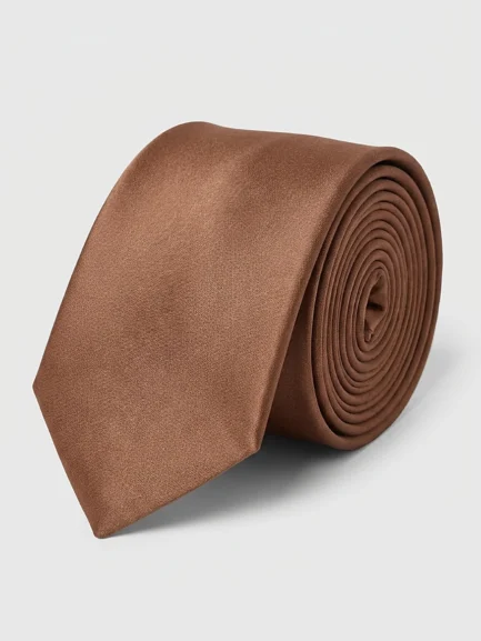Peach color tie