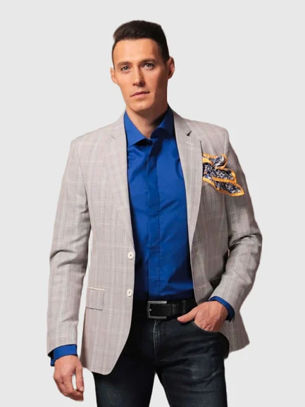 Men's linen jacket