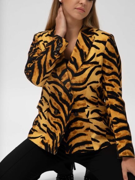 Women's double-breasted Tiger jacket Women's double-breasted Tiger jacket