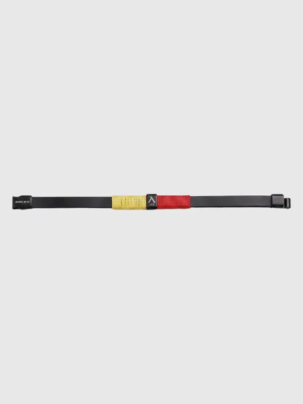 Levski leather bracelet in yellow-raspberry color