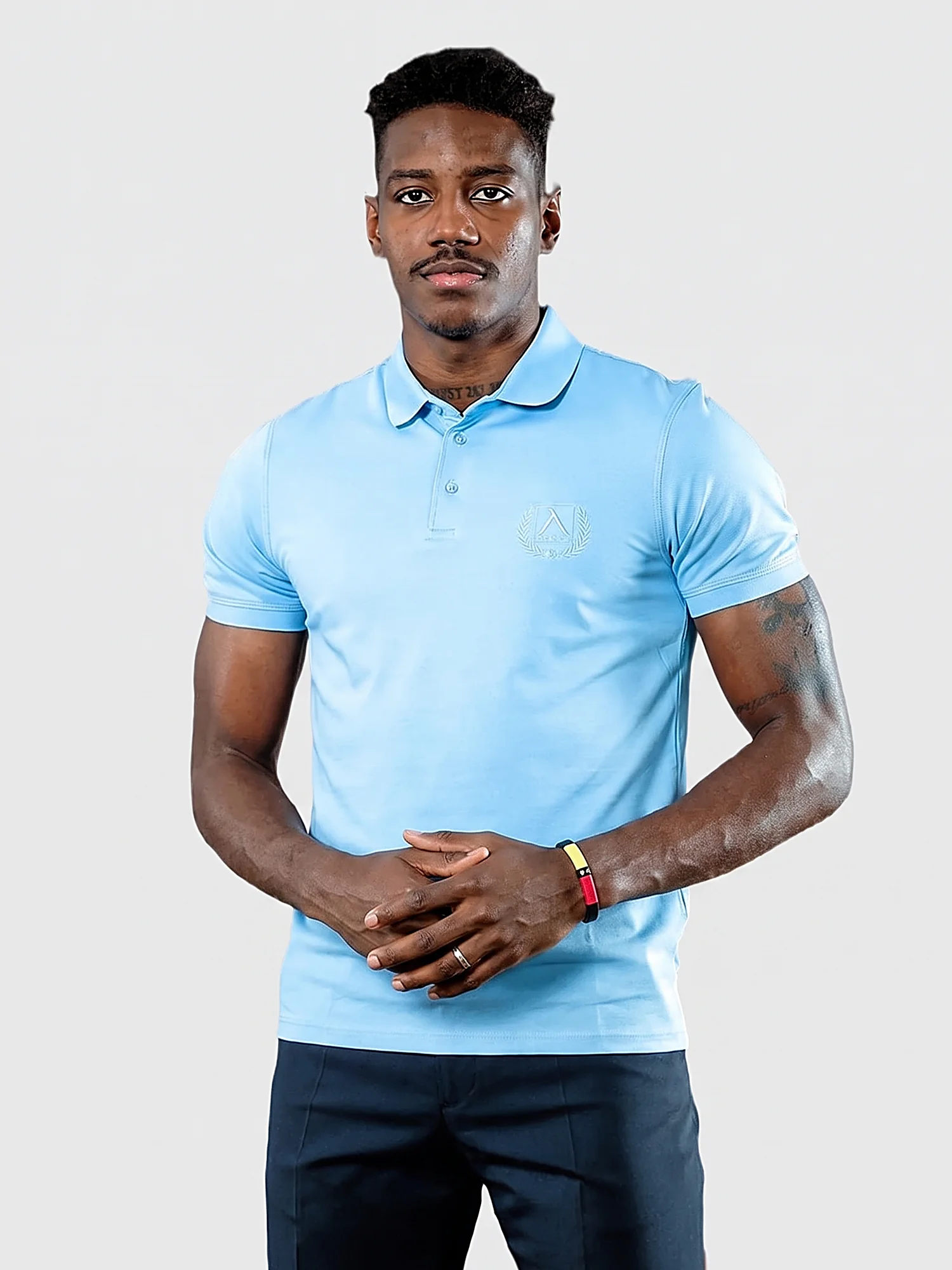 Light blue polo shirt LEVSKI - A team Light blue polo shirt LEVSKI - A team