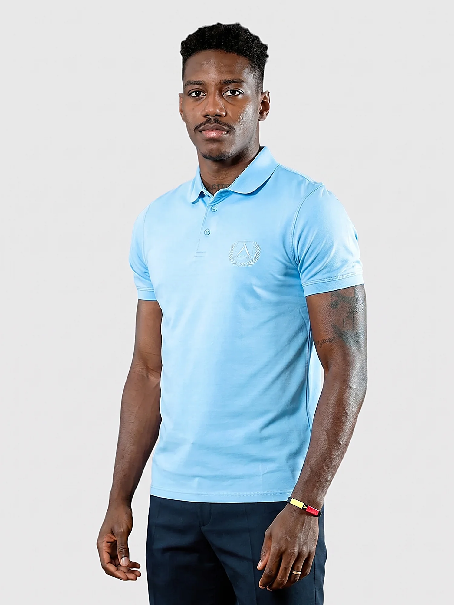 Light blue polo shirt LEVSKI - A team Light blue polo shirt LEVSKI - A team