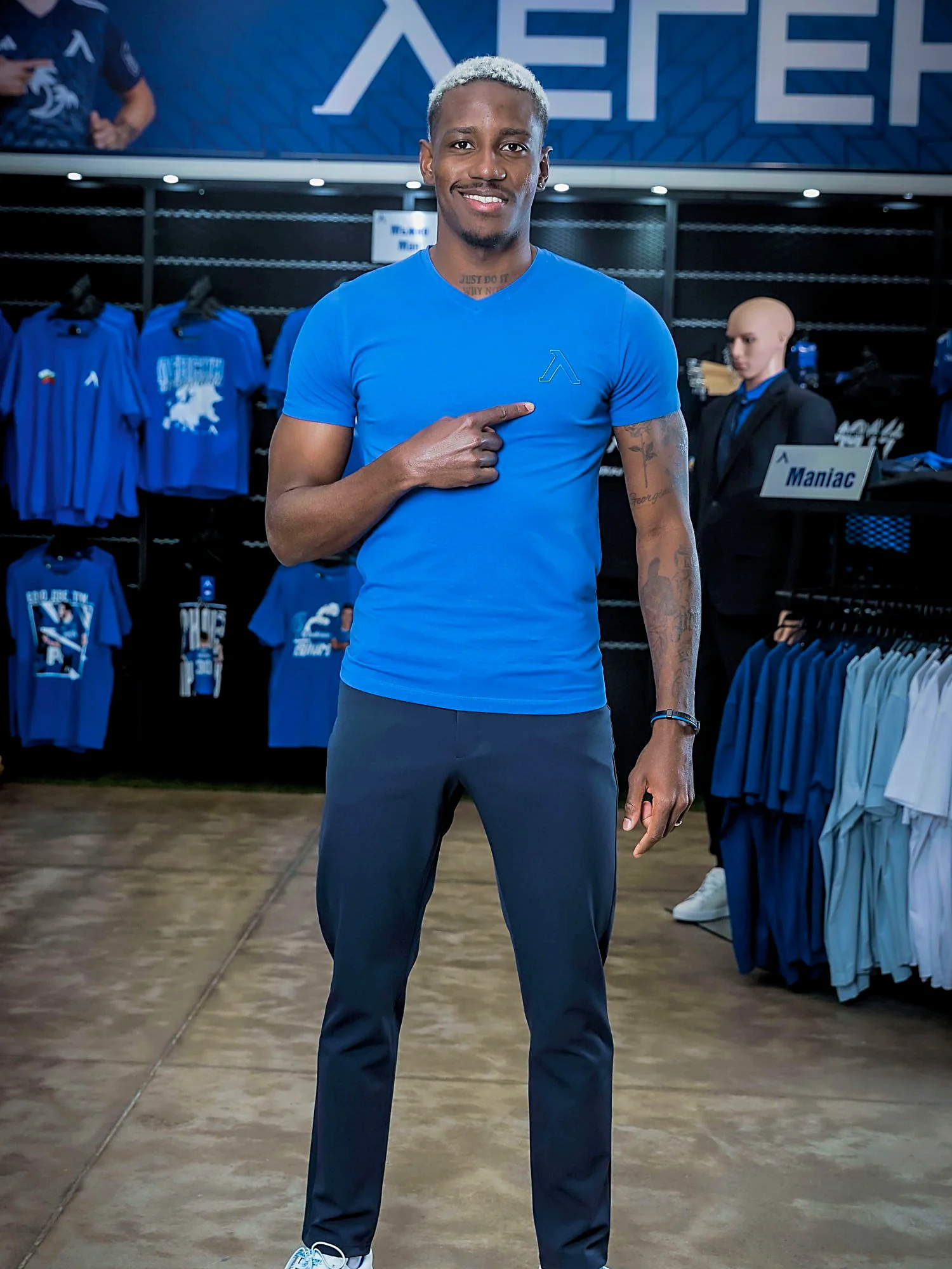 Light blue t-shirt LEVSKI - A team Light blue t-shirt LEVSKI - A team