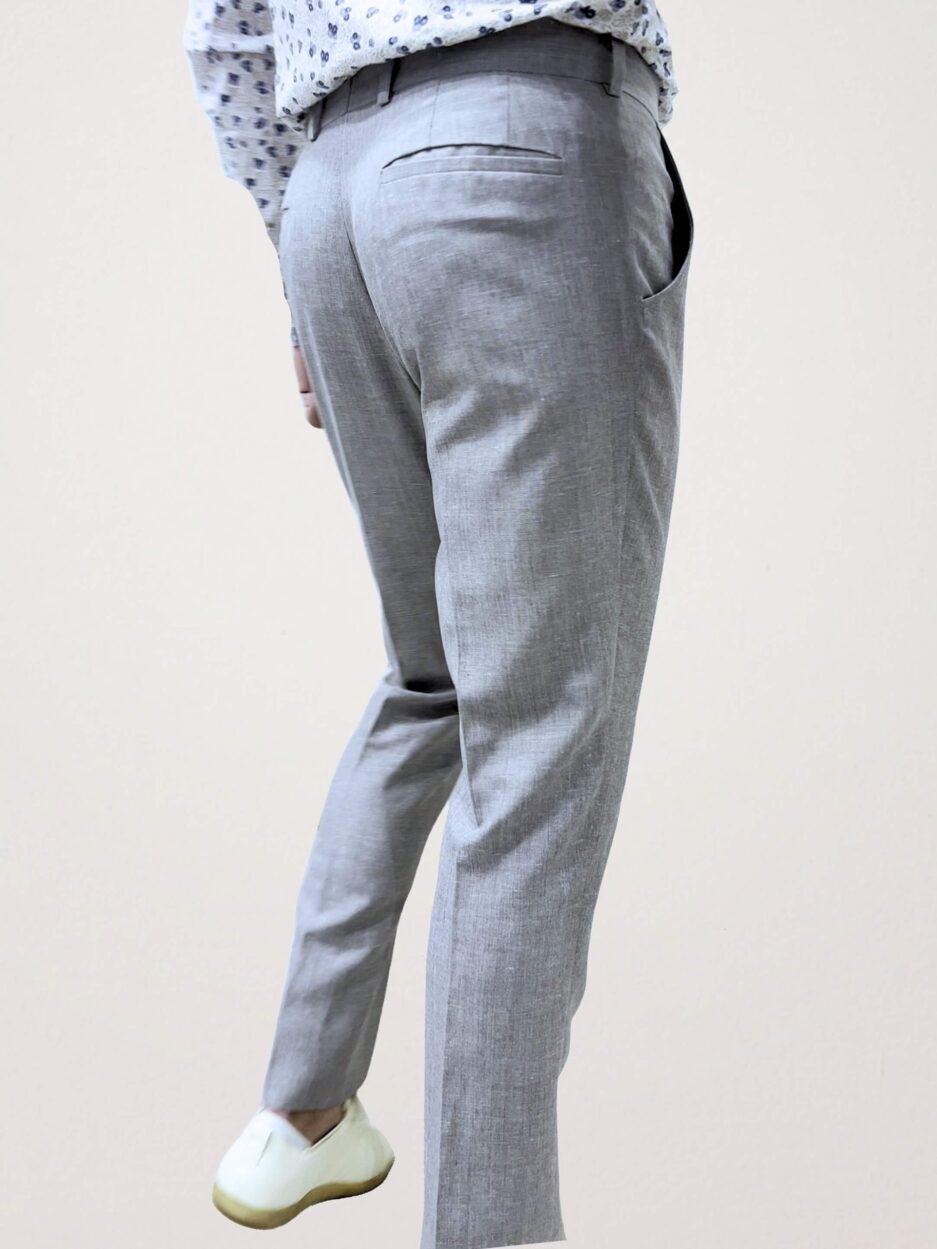 Pants Holly Beige-Grey Linen
