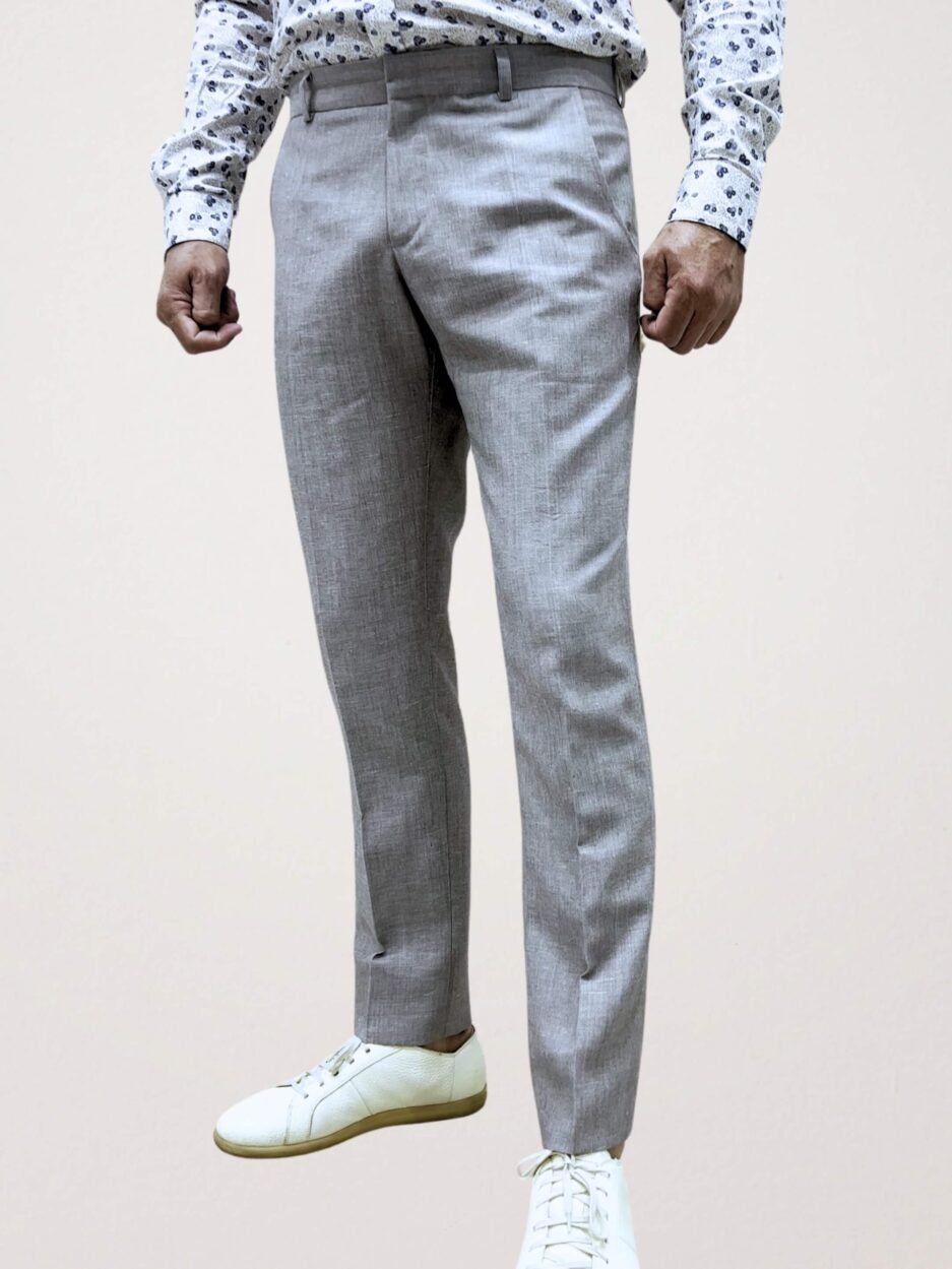 Pants Holly Beige-Grey Linen