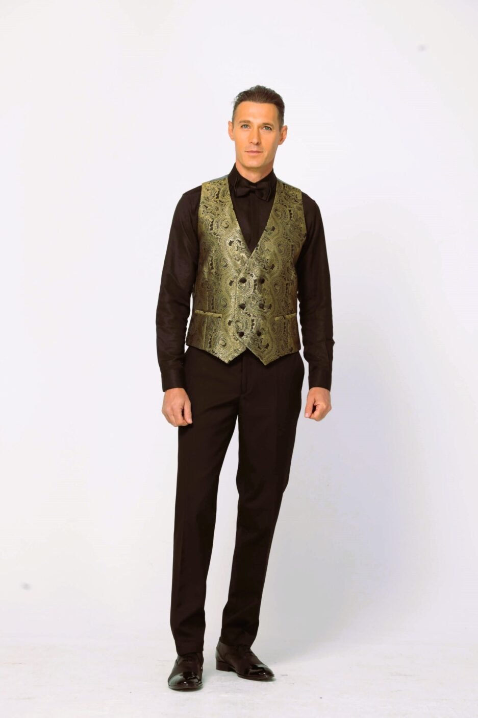 Blue Jacquard Shawl Collar Tuxedo (Копие)