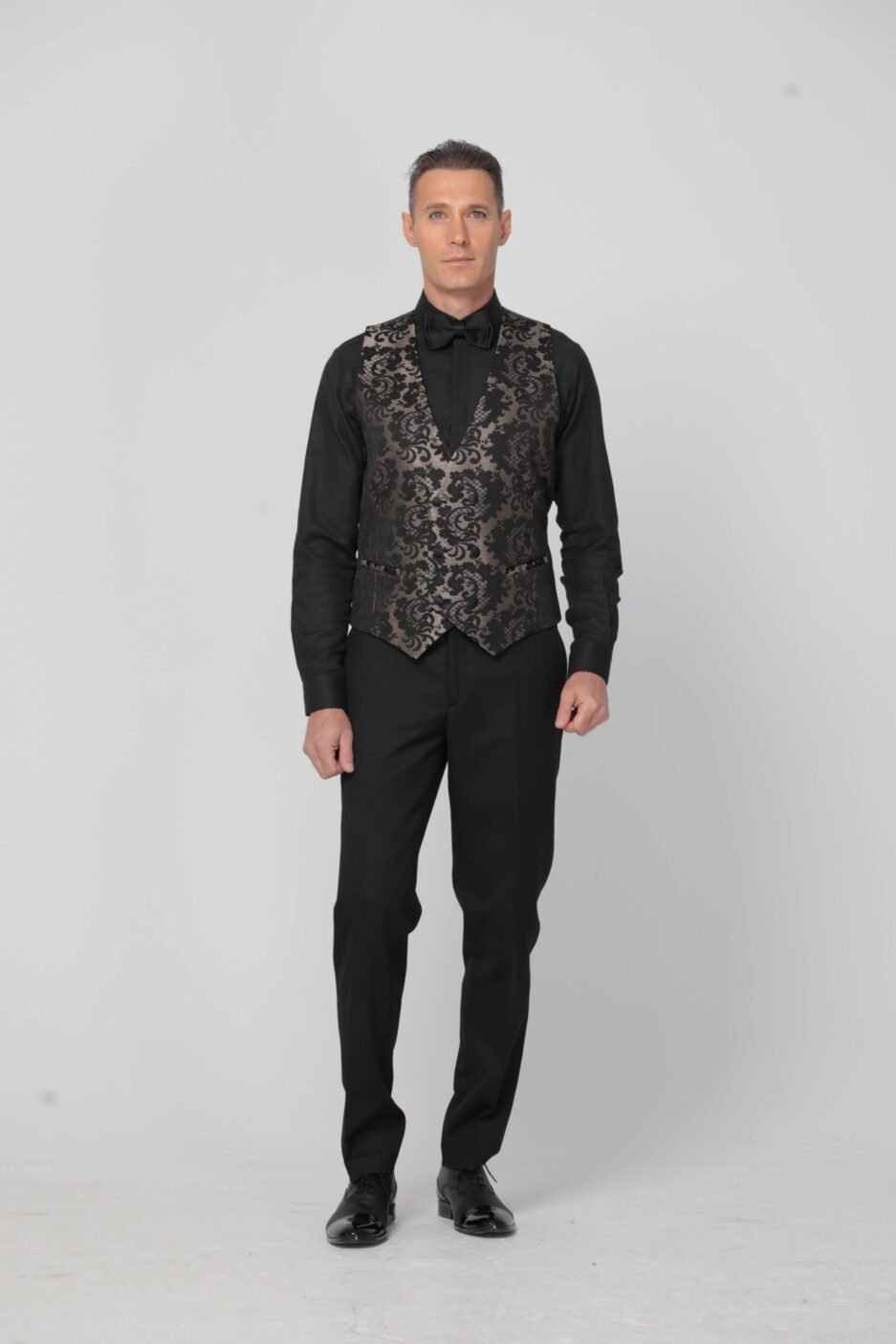 Blue Jacquard Shawl Collar Tuxedo (Копие) (Копие)