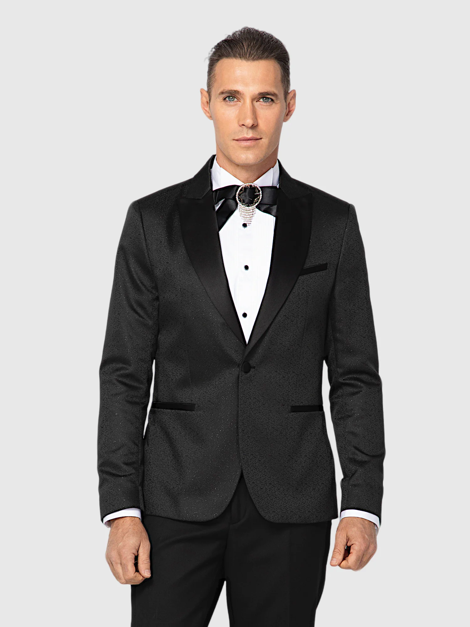 Gray Jacquard Sharp Lapel Tuxedo (Копие) Gray Jacquard Sharp Lapel Tuxedo (Копие)