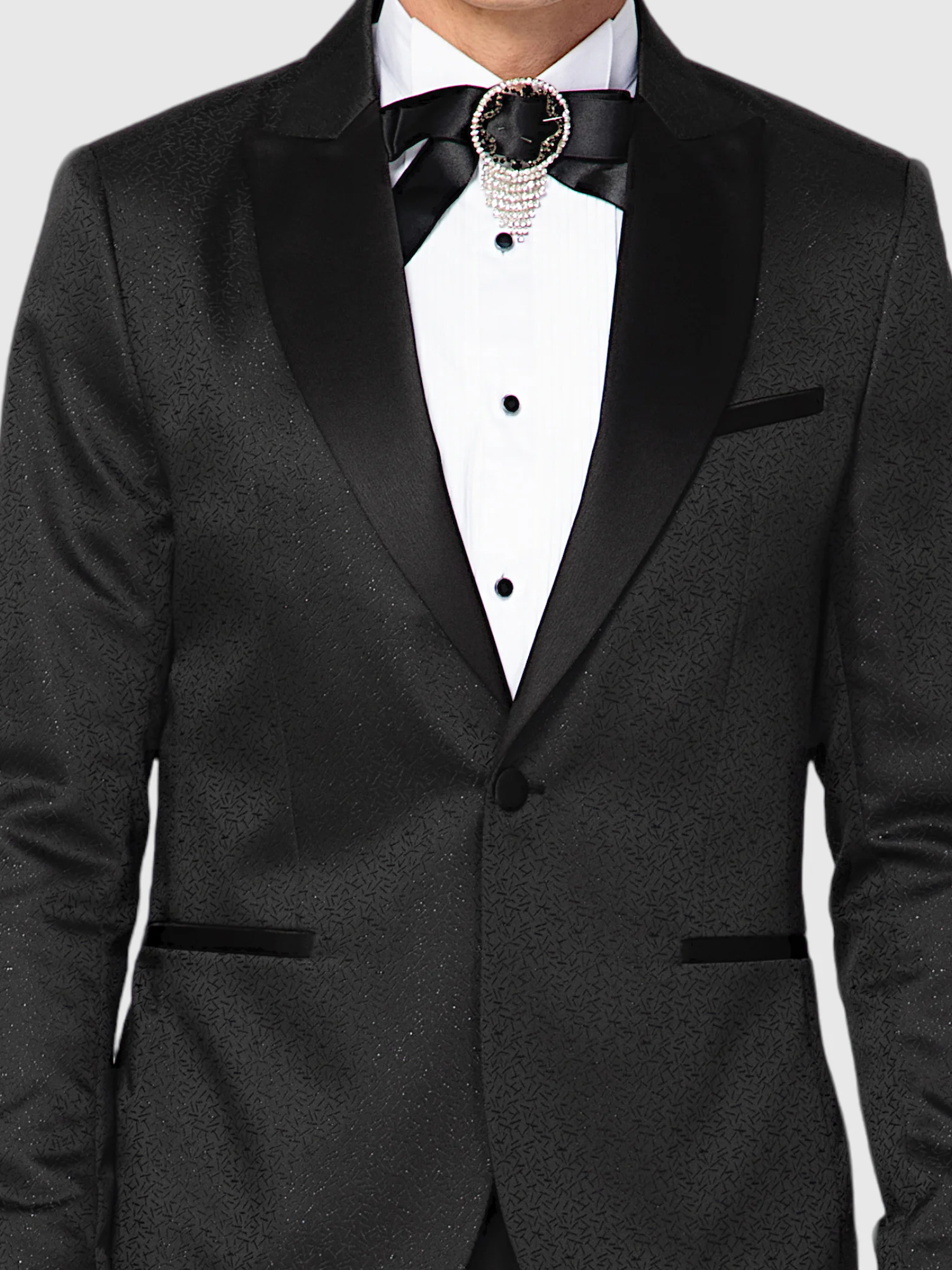 Gray Jacquard Sharp Lapel Tuxedo (Копие) Gray Jacquard Sharp Lapel Tuxedo (Копие)