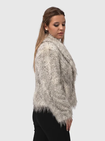 Women's short coat Shine gray check (Копие) Women's short coat Shine gray check (Копие)
