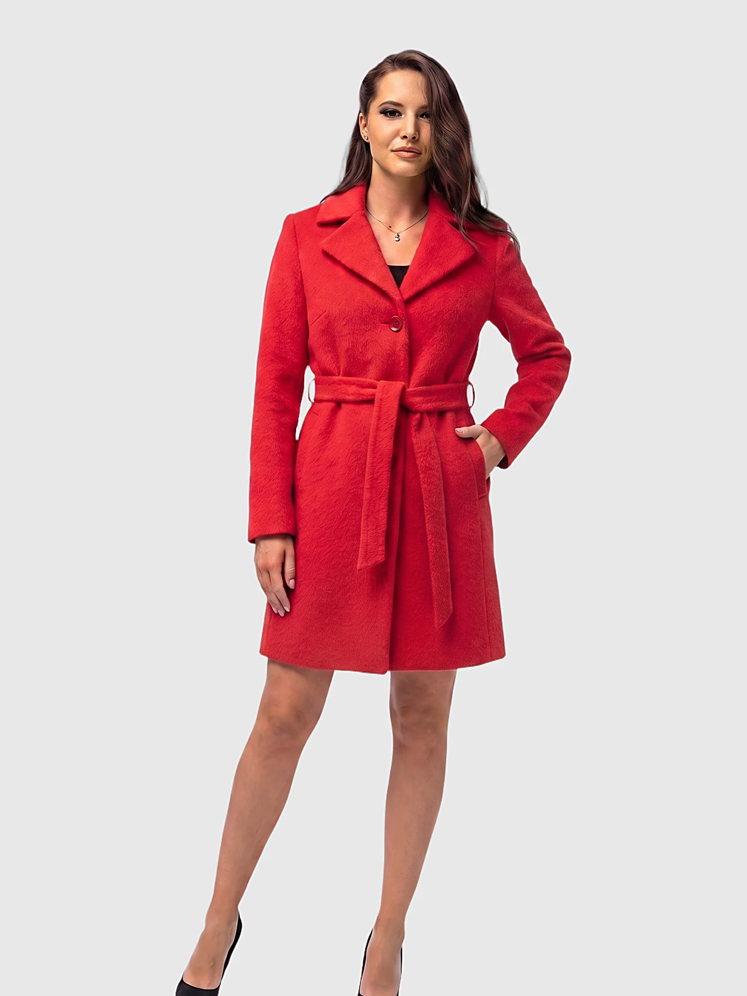 Women's short coat Shine gray check (Копие) (Копие) Women's short coat Shine gray check (Копие) (Копие)